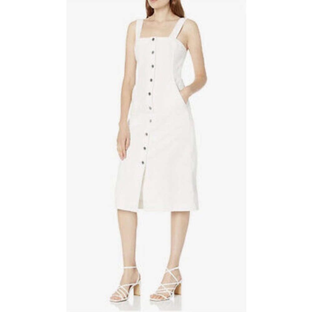 Club Monaco Women's Denim Button Front Dress